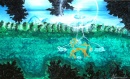 Und wir beten wieder, .....immer noch...  | 2001 | 65 x 100 cm, Pigmente auf Acrylbasis auf Leinwand
