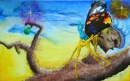 Die Gier  |  2004  |  72 x 115 cm, Pigmente auf Acrylbasis auf Leinwand