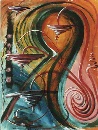 Schlüsseltraumscheiben  |  1997, 102 cm x 79 cm, Eitempera auf Pappe